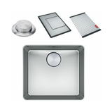 Franke Mythos Single Bowl 450mm Top Mount Stainless Steel with Accessories, MYX210-45FPC
