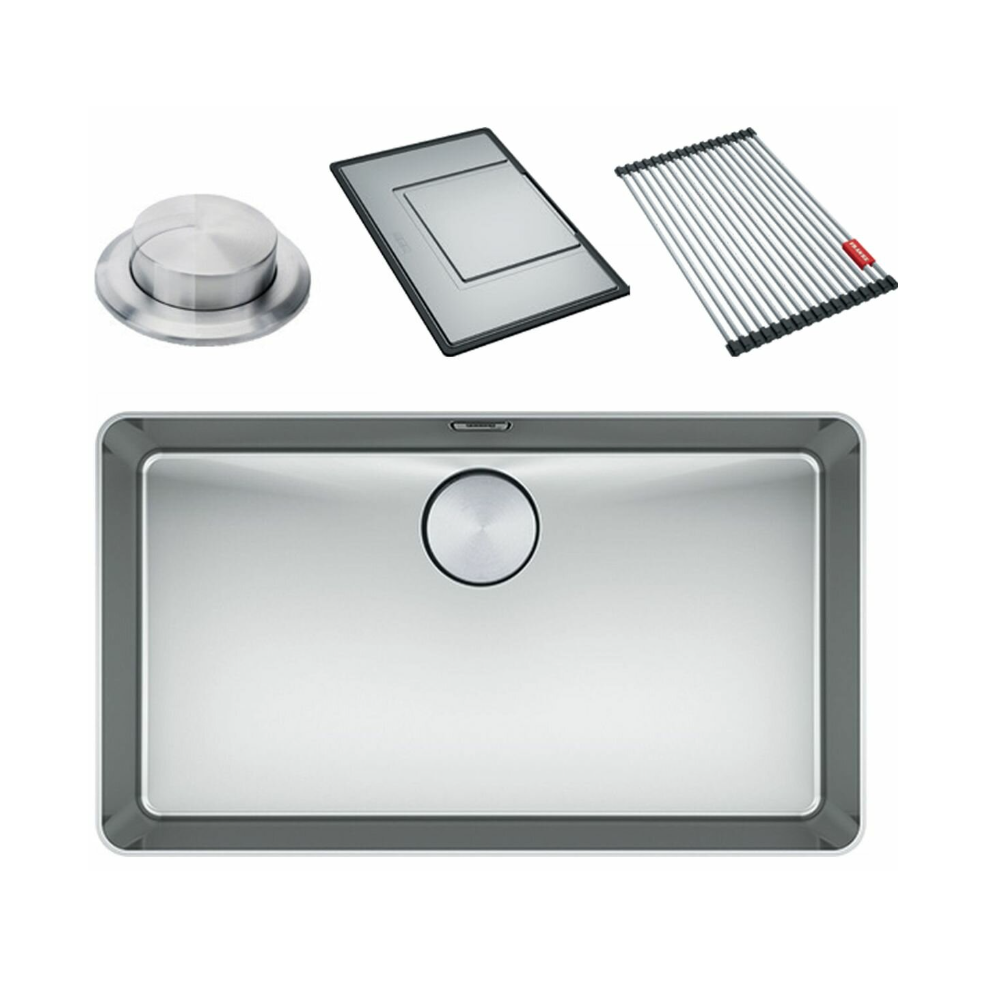 Franke Mythos Single Bowl 700mm Top Mount Stainless Steel with Accessories, MYX210-70FPC
