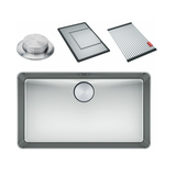 Franke Mythos Single Bowl 700mm Top Mount Stainless Steel with Accessories, MYX210-70FPC