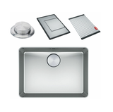 Franke Mythos Single Bowl 550mm Top Mount Stainless Steel with Accessories, MYX210-55FPC