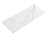 Aulic 900mm Verona Mark II White Fluted Wall Hung Vanity CAWH412-900-ST Palis Stone Top Vanity Units