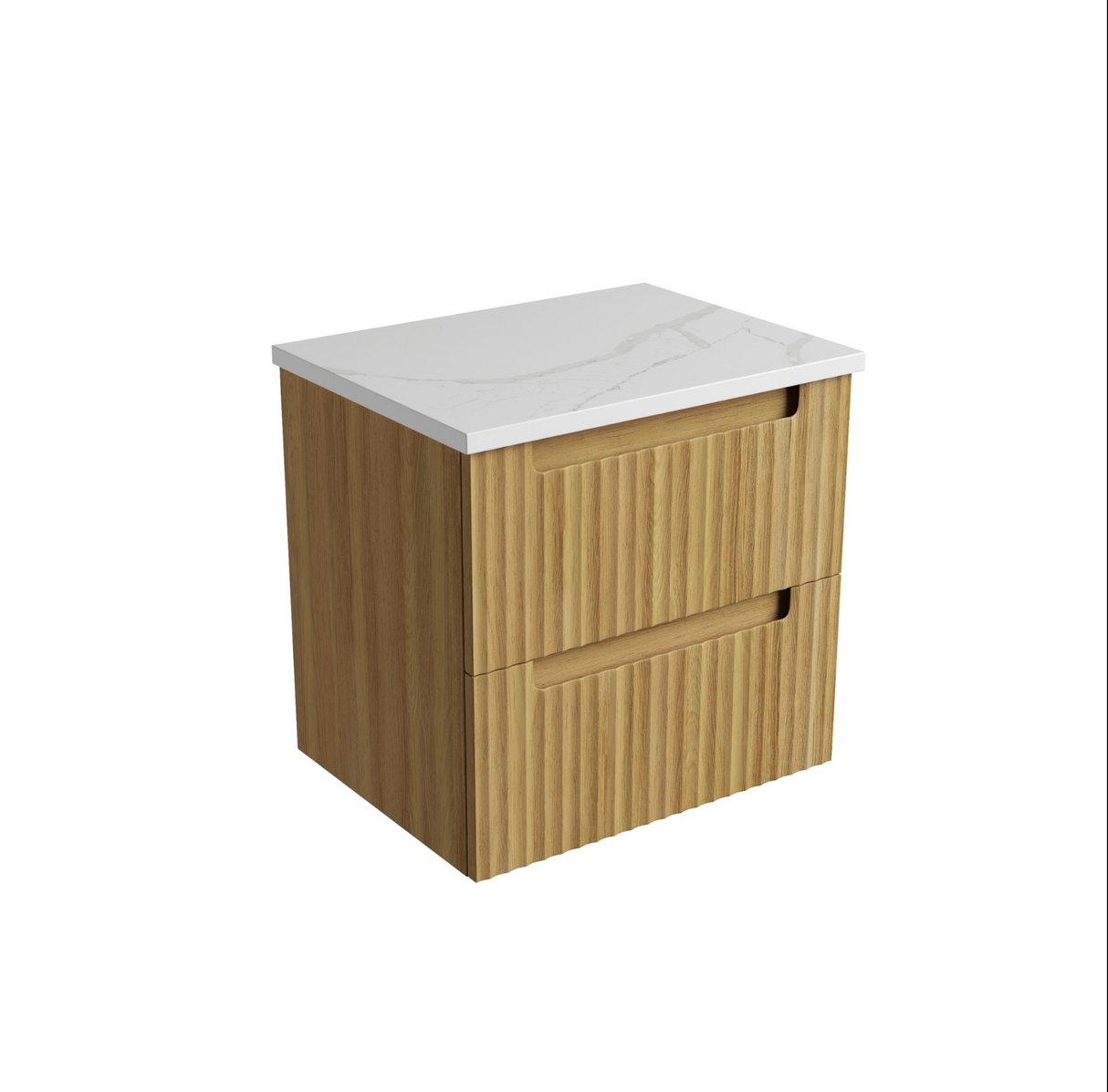 Aulic 600mm Lovina Tier Wall Hung Vanity CAWH55-600 Palis - Stone Top Vanity Units