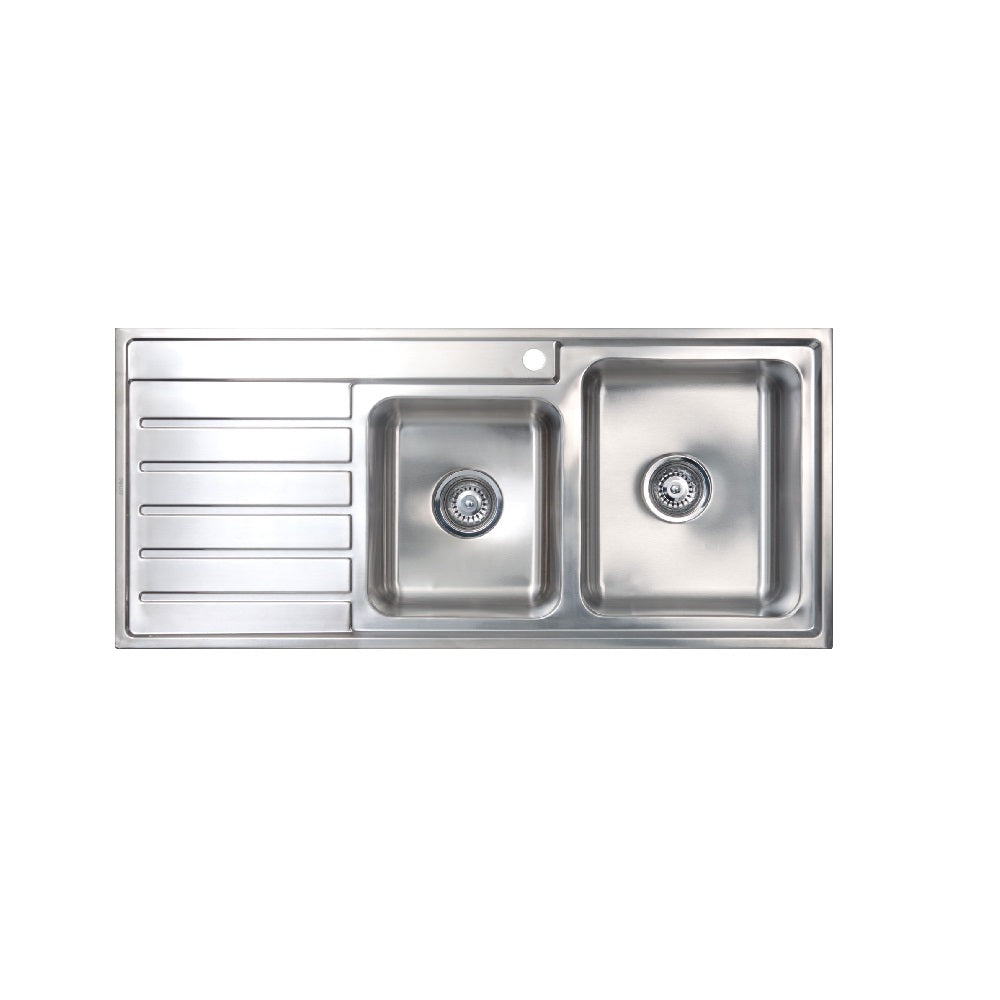 Seima Kubic 175 1.75 Bowl Sink with Left Hand Drainer, One Taphole, 191645
