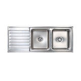 Seima Kubic 200 Double Bowl Sink with Left Hand Drainer, One Taphole, 191651