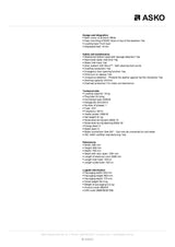 ASKO W4104CWAU 10kg Front Load Washing Machine, White - Factory Seconds