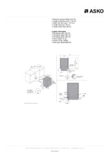 ASKO DFI766UAU Style Fully Integrated Dishwasher - ASKO Seconds Discount