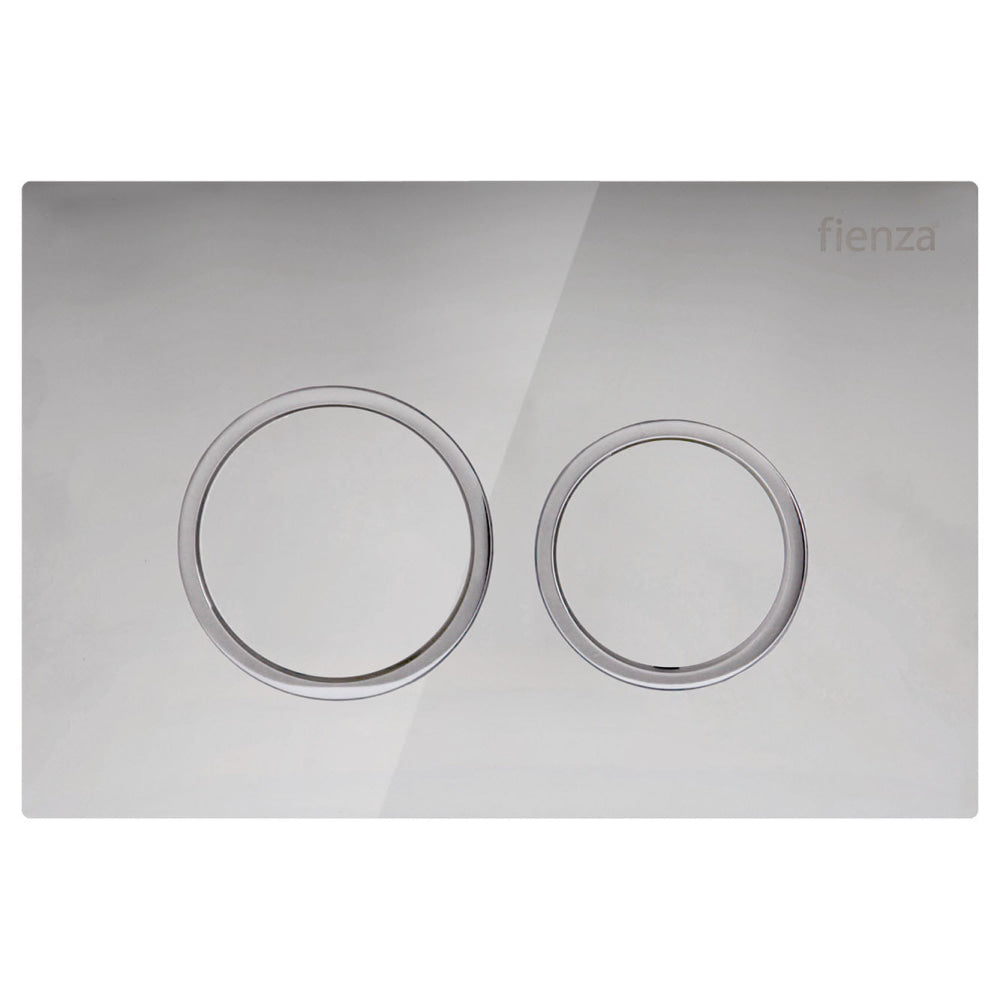 R&T JB11-C Round Button Flush Plate Chrome - Toilet Cisterns & Buttons