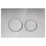 R&T JB11-C Round Button Flush Plate Chrome - Toilet Cisterns & Buttons