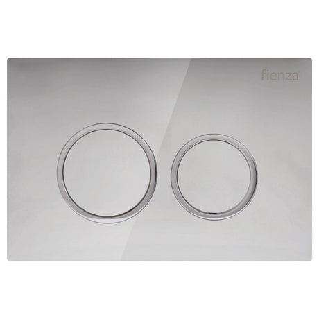 R&T JB11-C Round Button Flush Plate Chrome - Toilet Cisterns & Buttons
