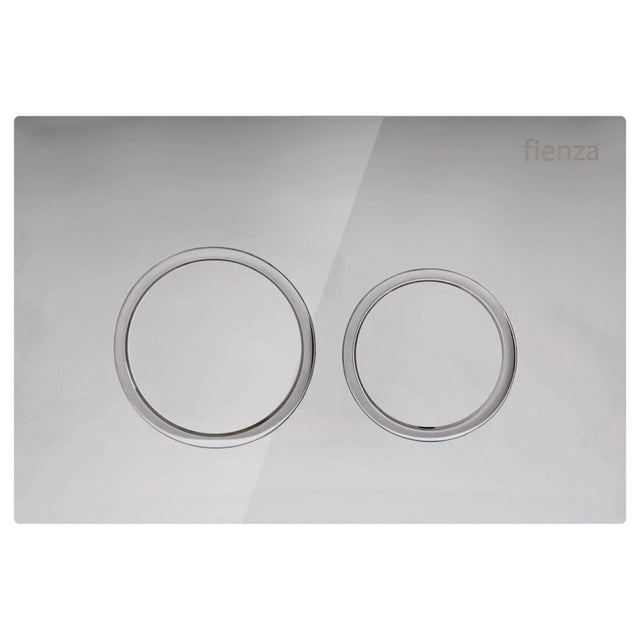 R&T JB11-C Round Button Flush Plate Chrome - Toilet Cisterns & Buttons