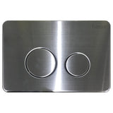 R&T JB11 Round Button Flush Plate Brushed Stainless Steel - Toilet Cisterns & Buttons