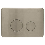 R&T JB11BN Round Button Flush Plate Brushed Nickel - Toilet Cisterns & Buttons