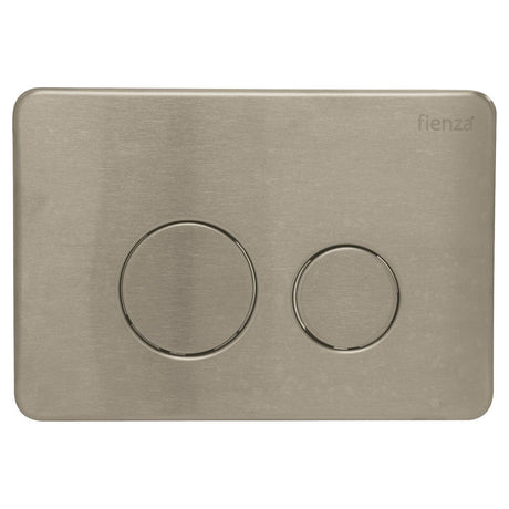 R&T JB11BN Round Button Flush Plate Brushed Nickel - Toilet Cisterns & Buttons