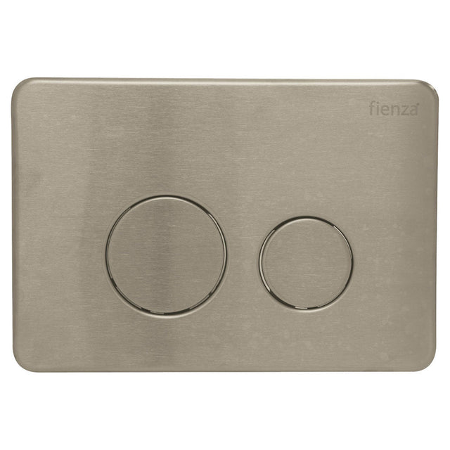 R&T JB11BN Round Button Flush Plate Brushed Nickel - Toilet Cisterns & Buttons