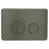 R&T JB11GM Round Button Flush Plate Gun Metal - Toilet Cisterns & Buttons