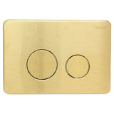 R&T JB11UB Round Button Flush Plate Urban Brass - Toilet Cisterns & Buttons