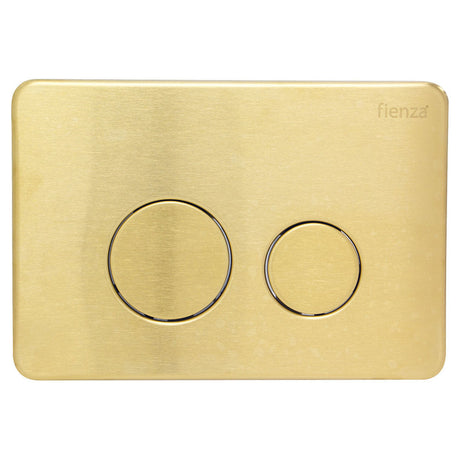 R&T JB11UB Round Button Flush Plate Urban Brass - Toilet Cisterns & Buttons