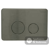 R&T JB11UB Round Button Flush Plate Urban Brass - Toilet Cisterns & Buttons