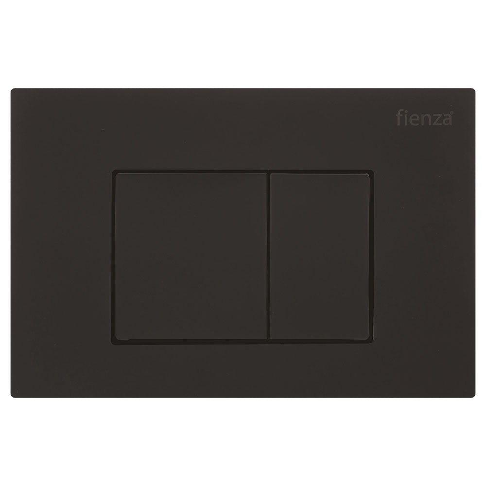 R&T JB60B Square Button Flush Plate Matte Black - Toilet Cisterns & Buttons