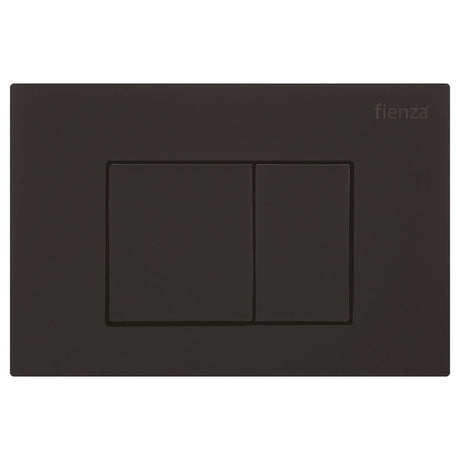 R&T JB60B Square Button Flush Plate Matte Black - Toilet Cisterns & Buttons