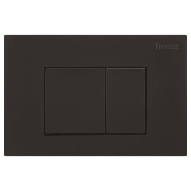 R&T JB60B Square Button Flush Plate Matte Black - Toilet Cisterns & Buttons