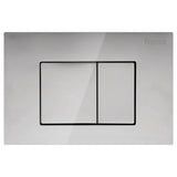 R&T JB60C Square Button Flush Plate Chrome - Toilet Cisterns & Buttons