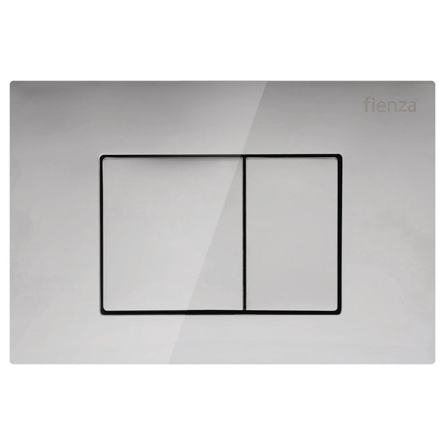 R&T JB60C Square Button Flush Plate Chrome - Toilet Cisterns & Buttons
