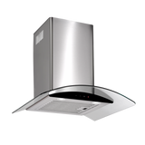 Arc A-Rgt6 60Cm Curved Glass Canopy Rangehood Rangehoods
