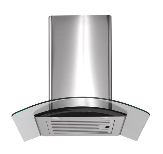 Arc A-Rgt6 60Cm Curved Glass Canopy Rangehood Rangehoods