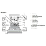 Whirlpool WIE2C19AUSA 6-Program Fully-Integrated Dishwasher