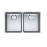 Franke Mythos Double Bowl 705mm Undermount Stainless Steel with Accessories, MYX120-34/34FPC