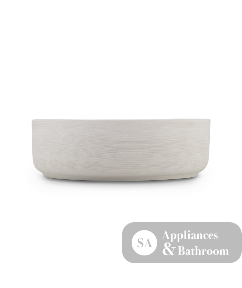 Seima 191006 Arko 355 Above Counter Basin Textured White - Basins