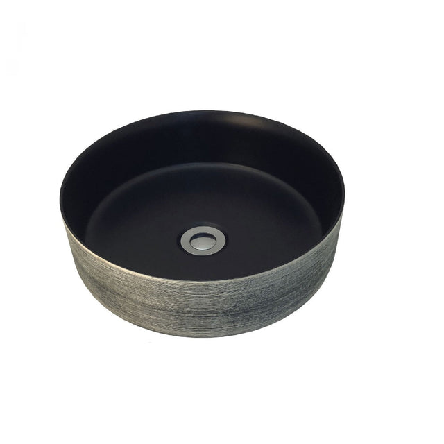 Seima 191008 Arko 355 Above Counter Basin Textured Black/Green - Basins