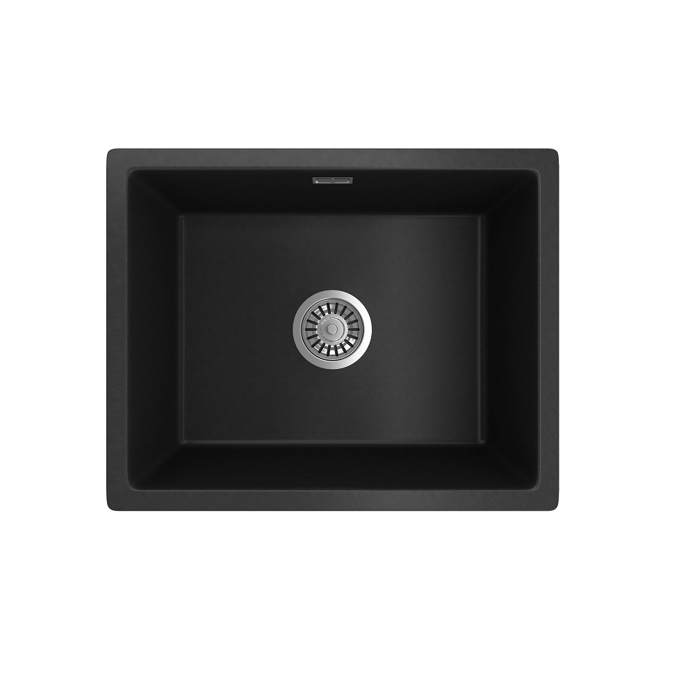 Seima 191025 Oros Sink Abovemount/Undermount No Taphole Black 550 x 440mm - Sinks