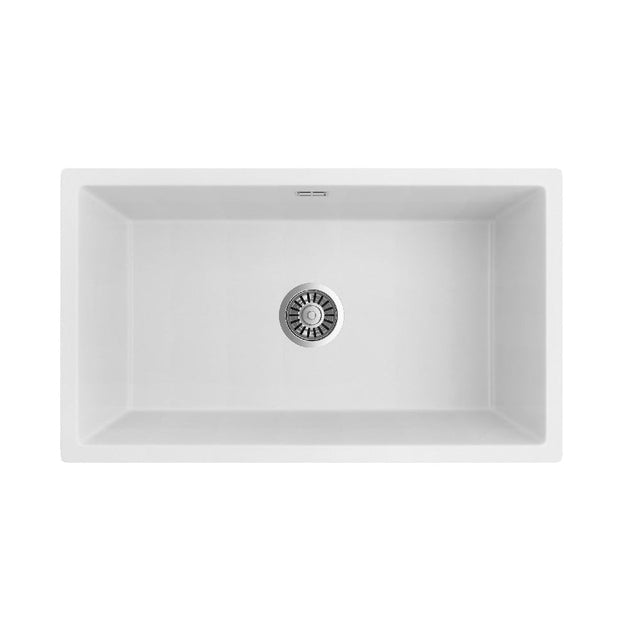 Seima 191035 Oros Arqstone Sink Abovemount/Undermount No Taphole White 752 x 440mm - Sinks