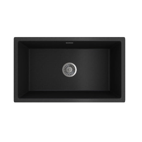 Seima 191037 Oros Arqstone Sink Abovemount/Undermount No Taphole Black 752 x 440mm - Sinks