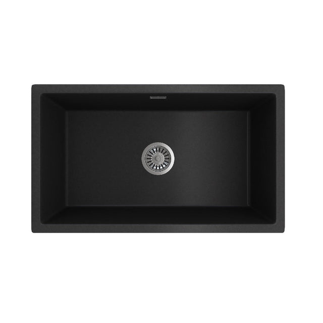 Seima 191037 Oros Arqstone Sink Abovemount/Undermount No Taphole Black 752 x 440mm - Sinks