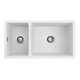 Seima 191041 Oros Arqstone 822 Sink Abovemount/Undermount No Taphole White 820 x 440mm - Sinks