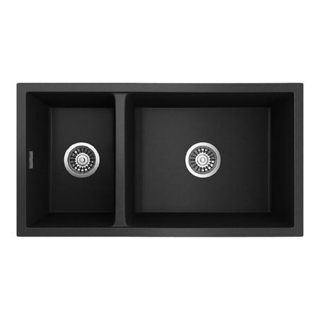 Seima 191043 Oros ArqstoneSink Abovemount/Undermount No Taphole Black 820 x 440mm - Sinks