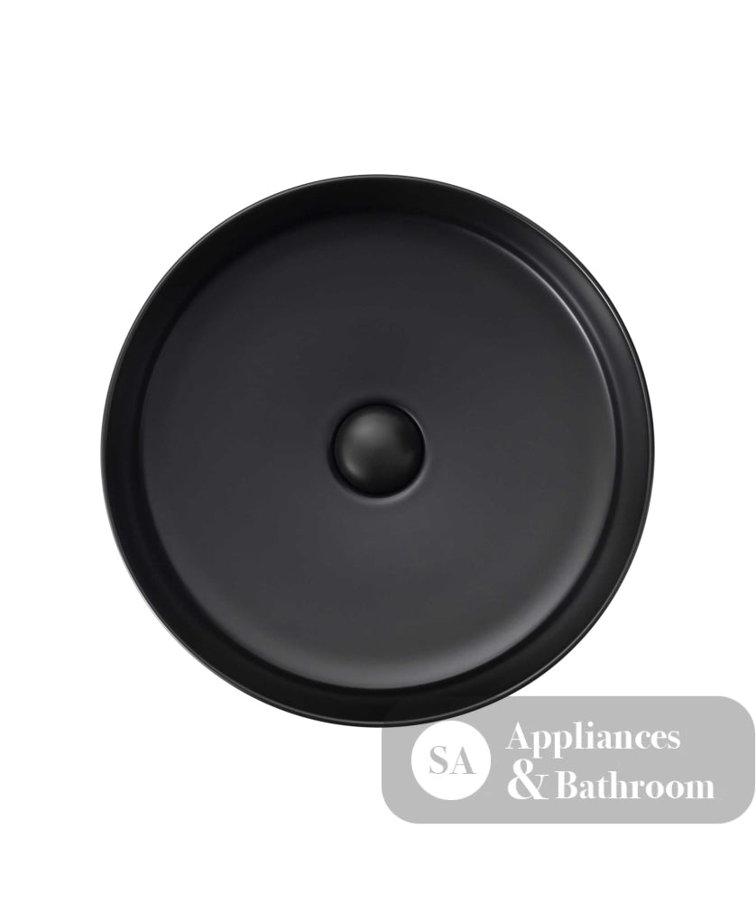 Seima 191462 Arko 027 Above Counter Basin No Taphole Silk Matte Black - Basins