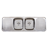 Seima 191575 Acero 002 Double Bowl & Double Drainer Sink One Taphole - Sinks
