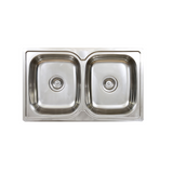 Seima 191584 Acero 005 Double Bowl Sink One Taphole - Sinks
