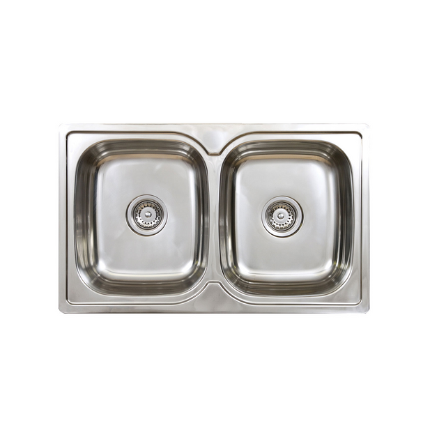 Seima 191584 Acero 005 Double Bowl Sink One Taphole - Sinks