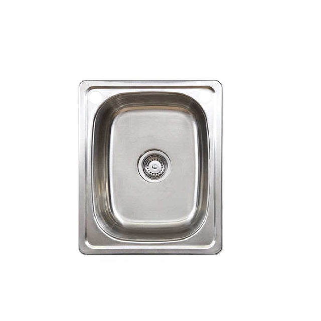 Seima 191589 Acero 006 Single Bowl Sink Abovemount (Left taphole) Stainless Steel 460x560mm - Sinks