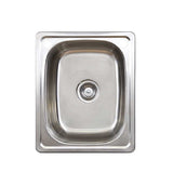 Seima 191592 Acero 006 Single Bowl Abovemount Sink With Overflow (Right taphole) Stainless Steel 460x560mm - Sinks