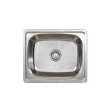 Seima 191595 Acero 007 Single Bowl Sink Abovemount (No taphole) Stainless Steel 610x510mm - Sinks