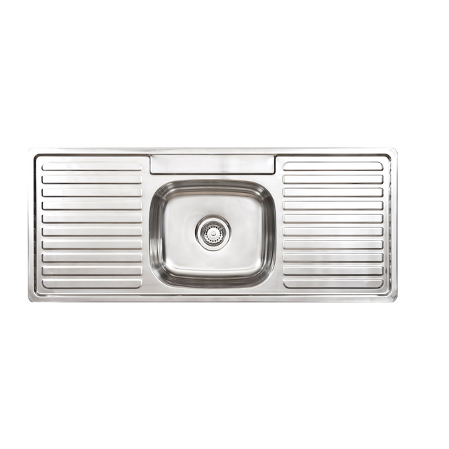 Seima 191603 Acero 012 Sink Single Bowl & Double Drainer One Taphole - Sinks