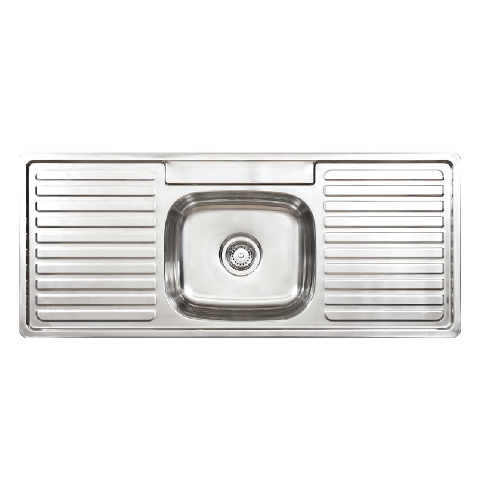 Seima 191604 Acero 012 Single Bowl Sink Abovemount (3 tapholes) Stainless Steel 1200x500mm - Sinks