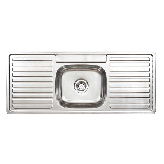 Seima 191604 Acero 012 Single Bowl Sink Abovemount (3 tapholes) Stainless Steel 1200x500mm - Sinks
