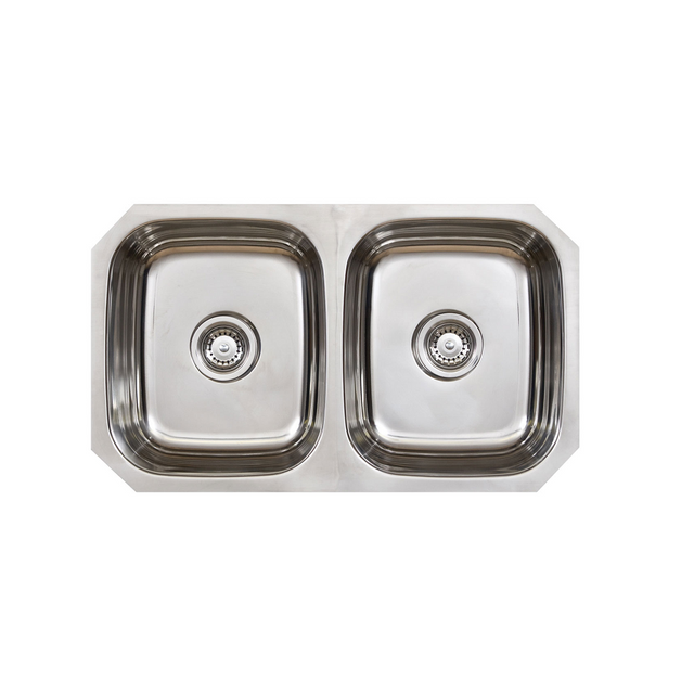 Seima 191605 Acero 210 Double Bowl Sink No Taphole - Sinks